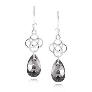 Kolczyki srebrne z kryształami SWAROVSKI ®
